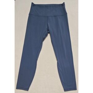 Lululemon Align High Rise Womens Blue Leggings size 10